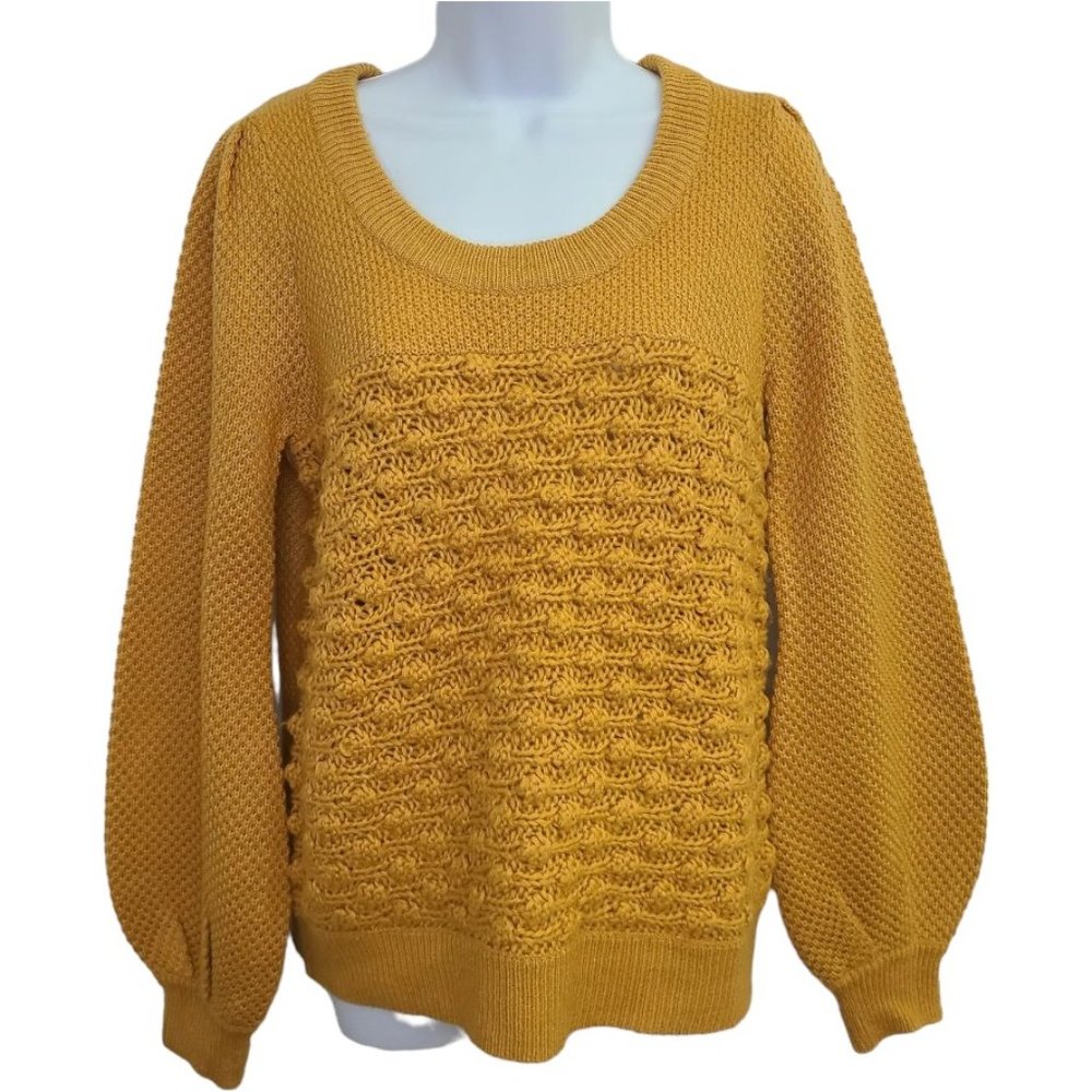 Limited Edition Women's Knitwear Mustard Sweater UK Size 14, EU Size 42